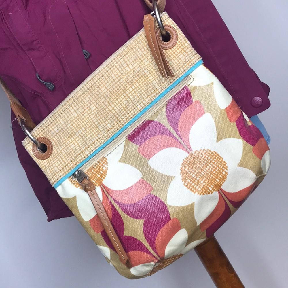 Fossil key-per crossbody purse